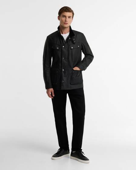 Duke Waxed Jacket Sage