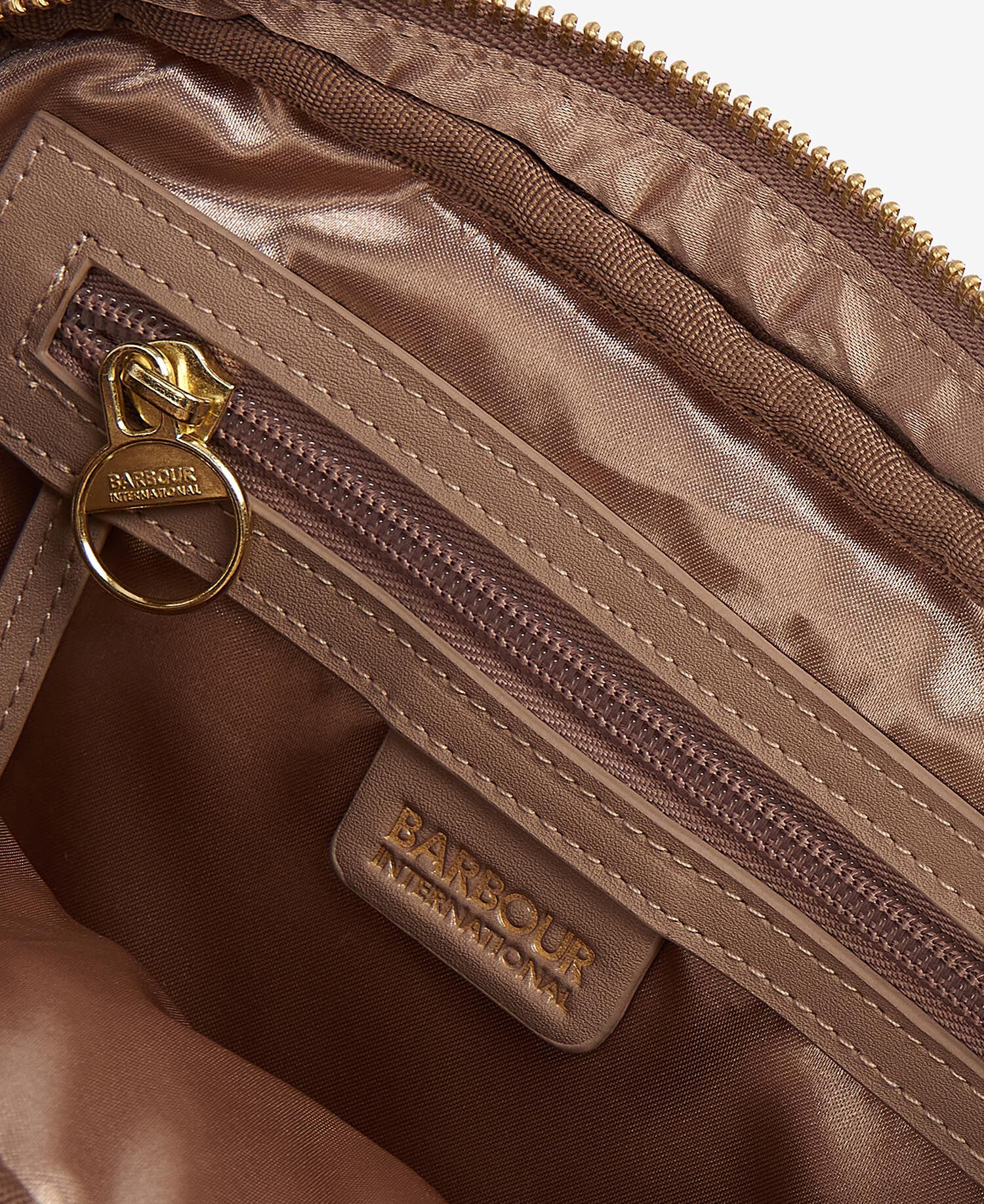 Sloane Quilted Crossbody Bag Camel