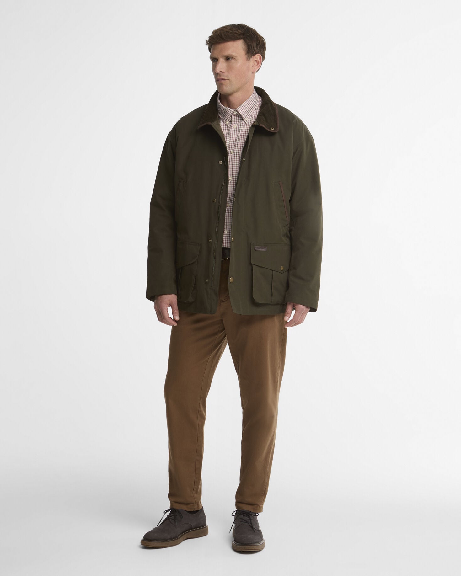 Barbour Jacke Bromfield Waterproof Dark Olive