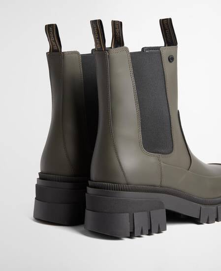 Barbour Chelsea Boots Sofie Olive