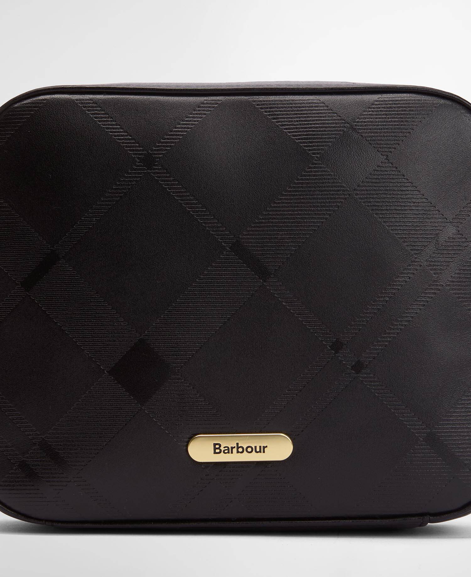 Ledertasche Daphne Crossbody Black/ Deboss Tartan image number 3