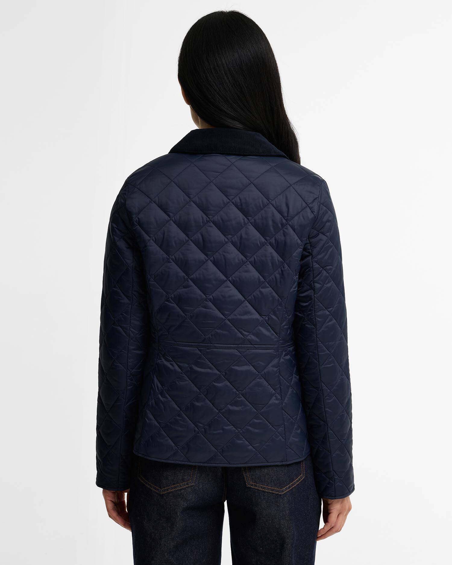 Deveron Quilted Jacket Navy-Pale Pink image number 2