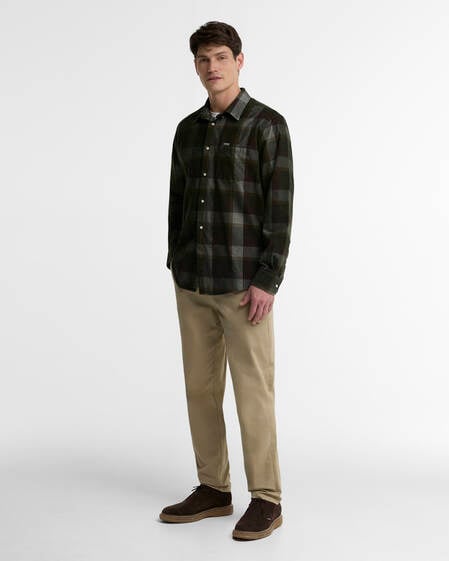 Winston Regular Long-Sleeved Shirt Olive