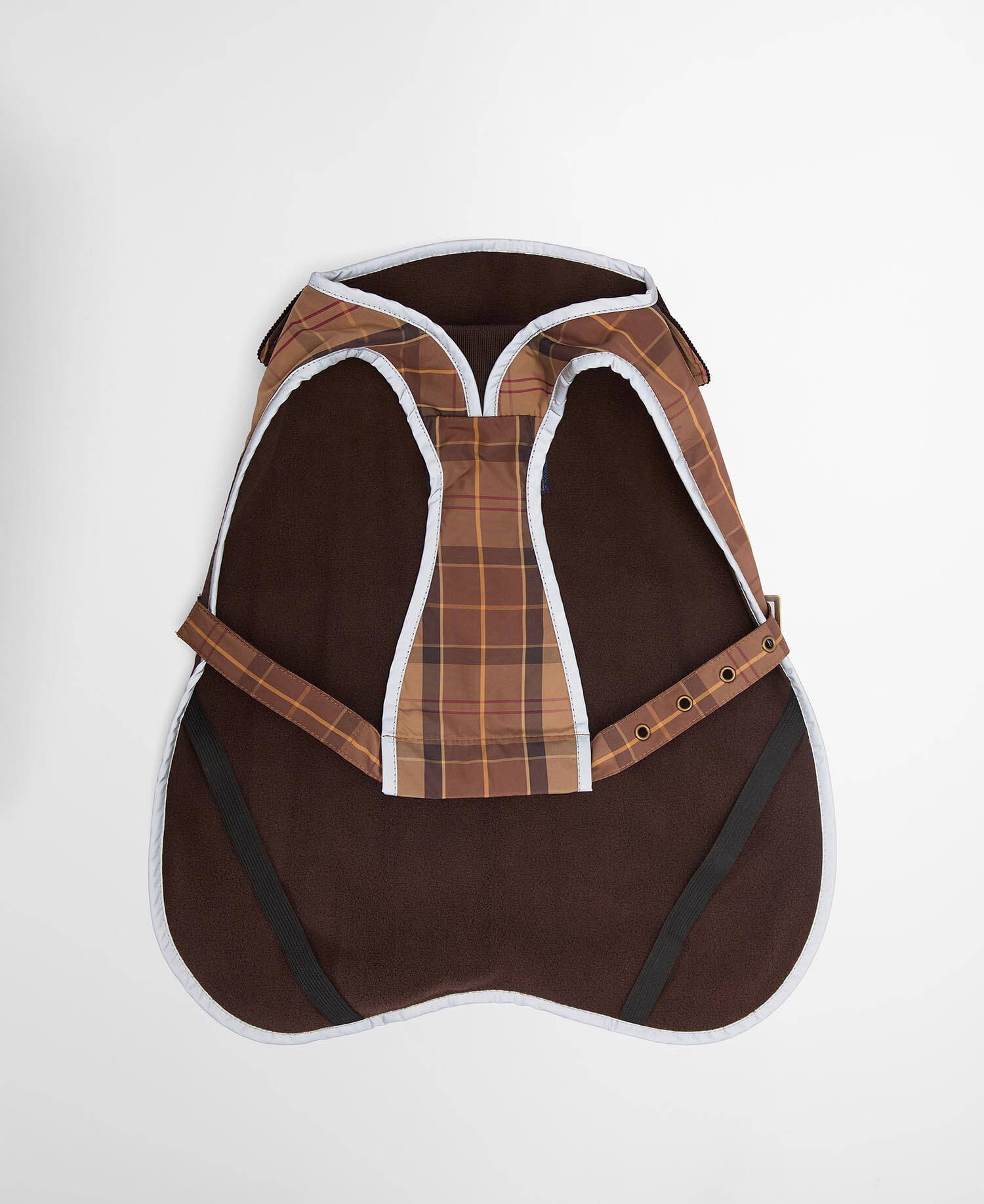 Waterproof Tartan Dog Coat Muted Tartan image number 1