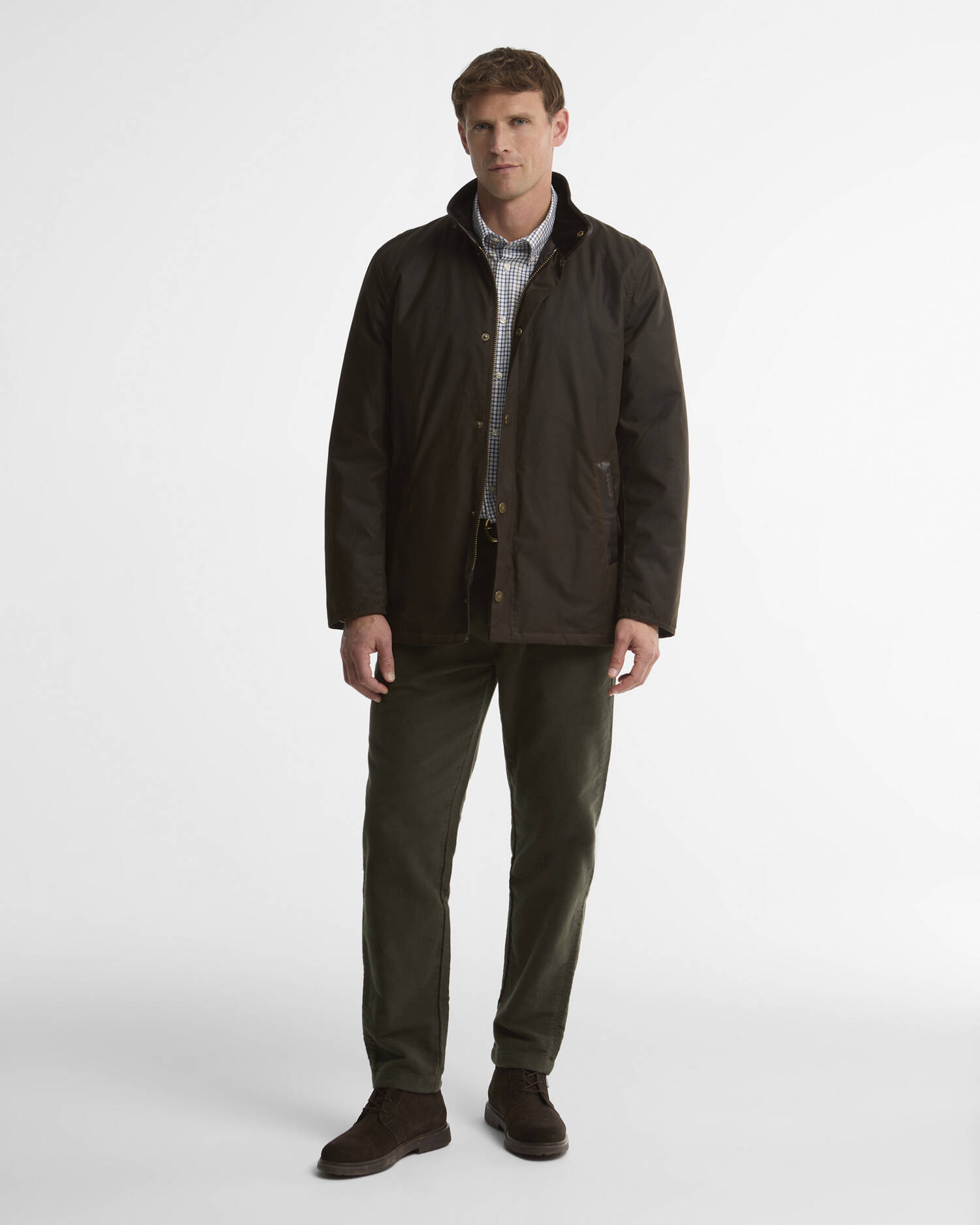 Giacca cerata Crayton Olive image number 1