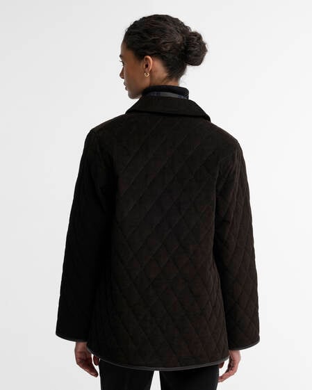 Marlow Corduroy Quilted Jacket Dk Brown/Shadow Classic