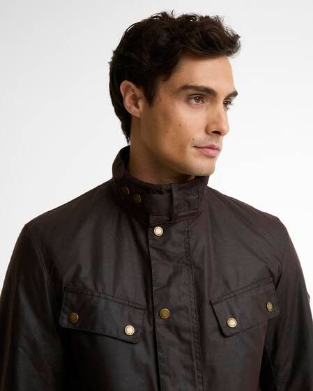 Tourer Duke Waxed Jacket Black Oak