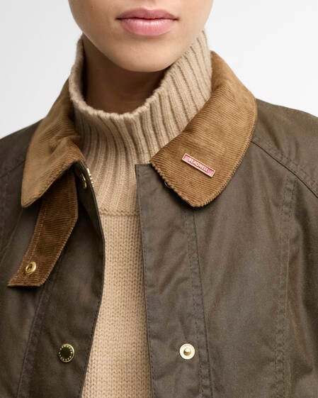 Icons Beadnell Waxed Jacket Beech/Birchwood