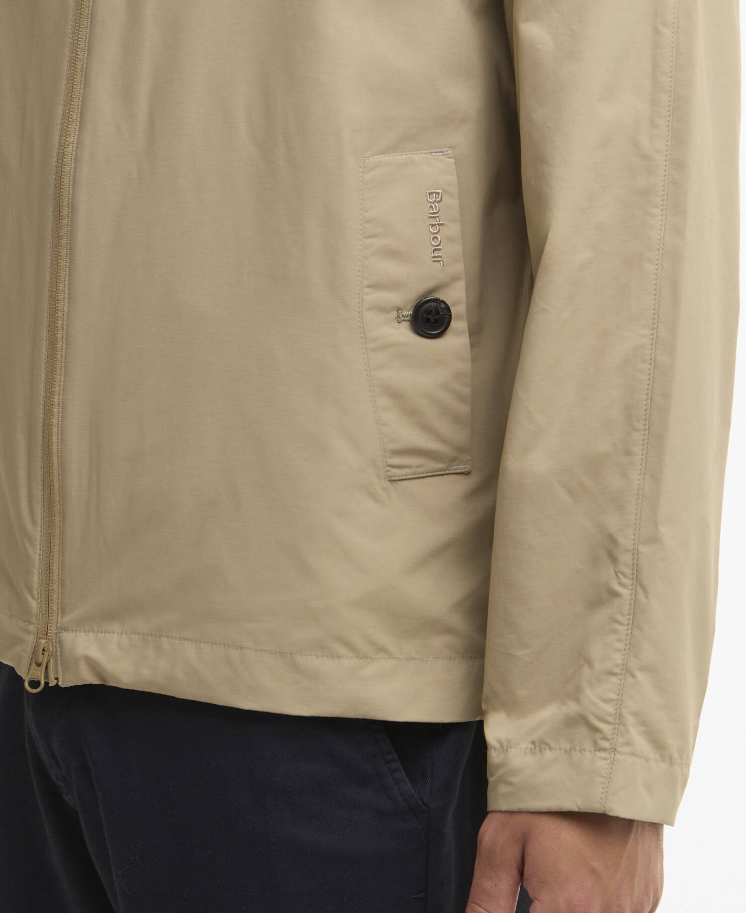 Jacke Modern Rokig Hooded Showerproof Washed Stone image number 4