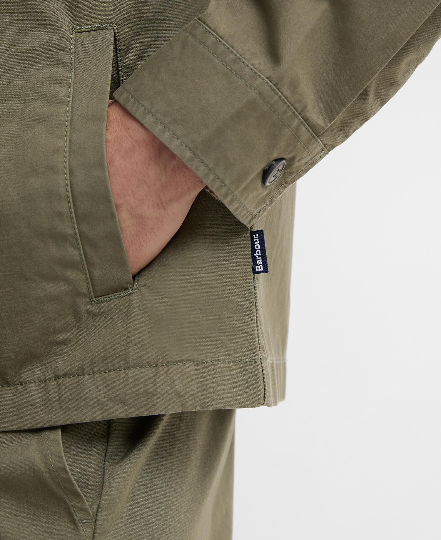 Sherburn Overshirt Dusty Olive