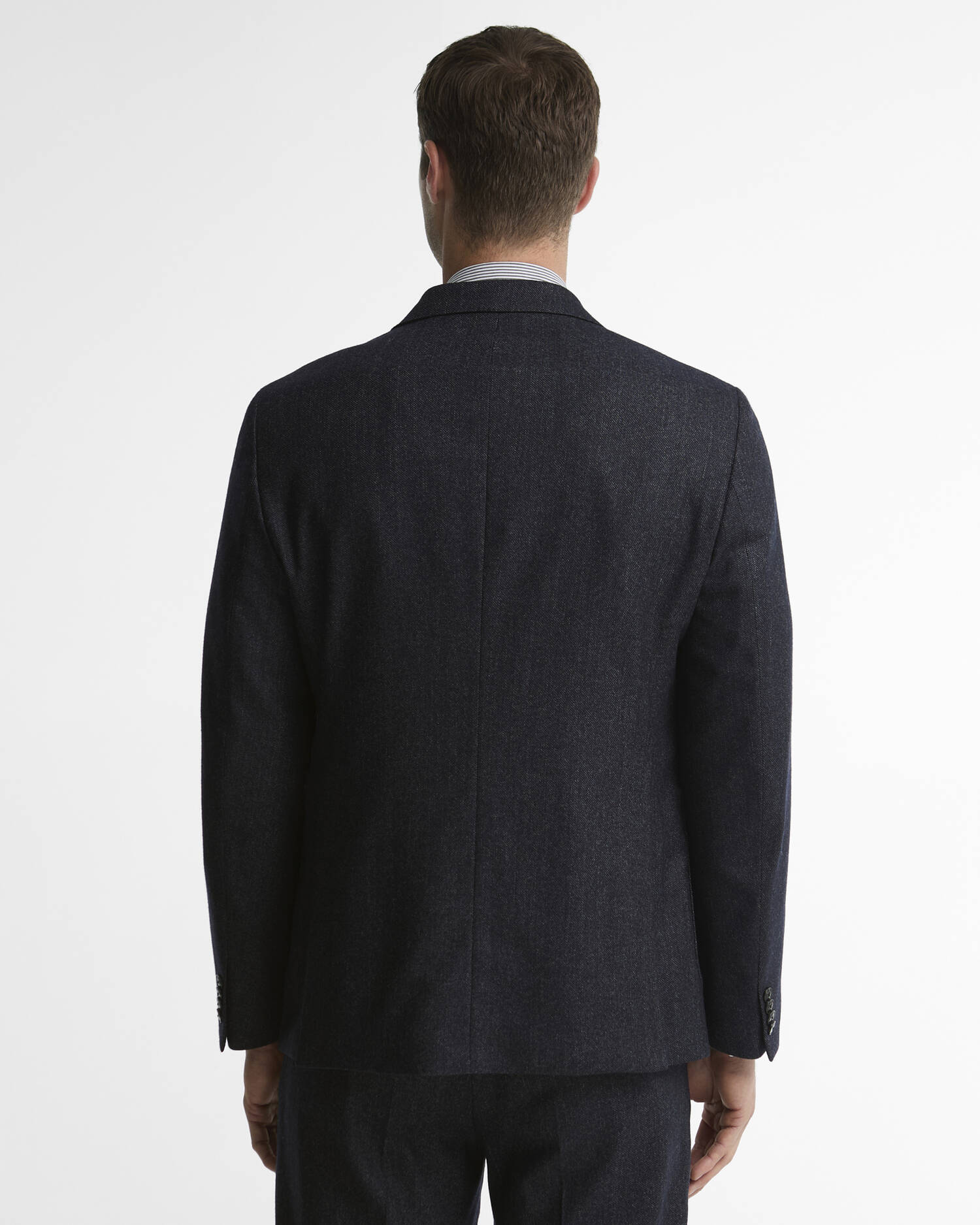 Blazer Carlton in lana e cashmere Navy Marl image number 2