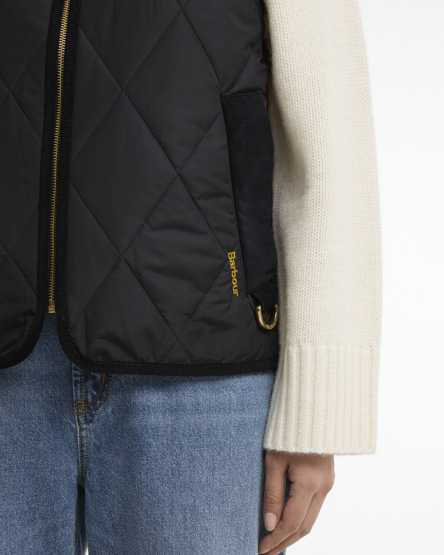 Barbour Weste Glendyn Black/Ancient