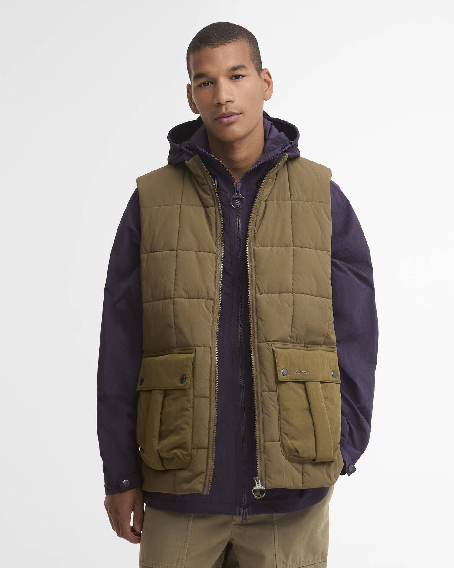 Barbour Weste Re-Engineered Akeld Beech image number 0