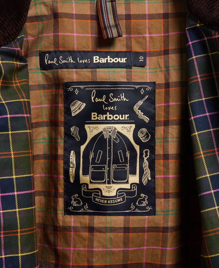 Paul Smith Loves Barbour Damen Wachsjacke Beaufort Russet/Classic/Muted