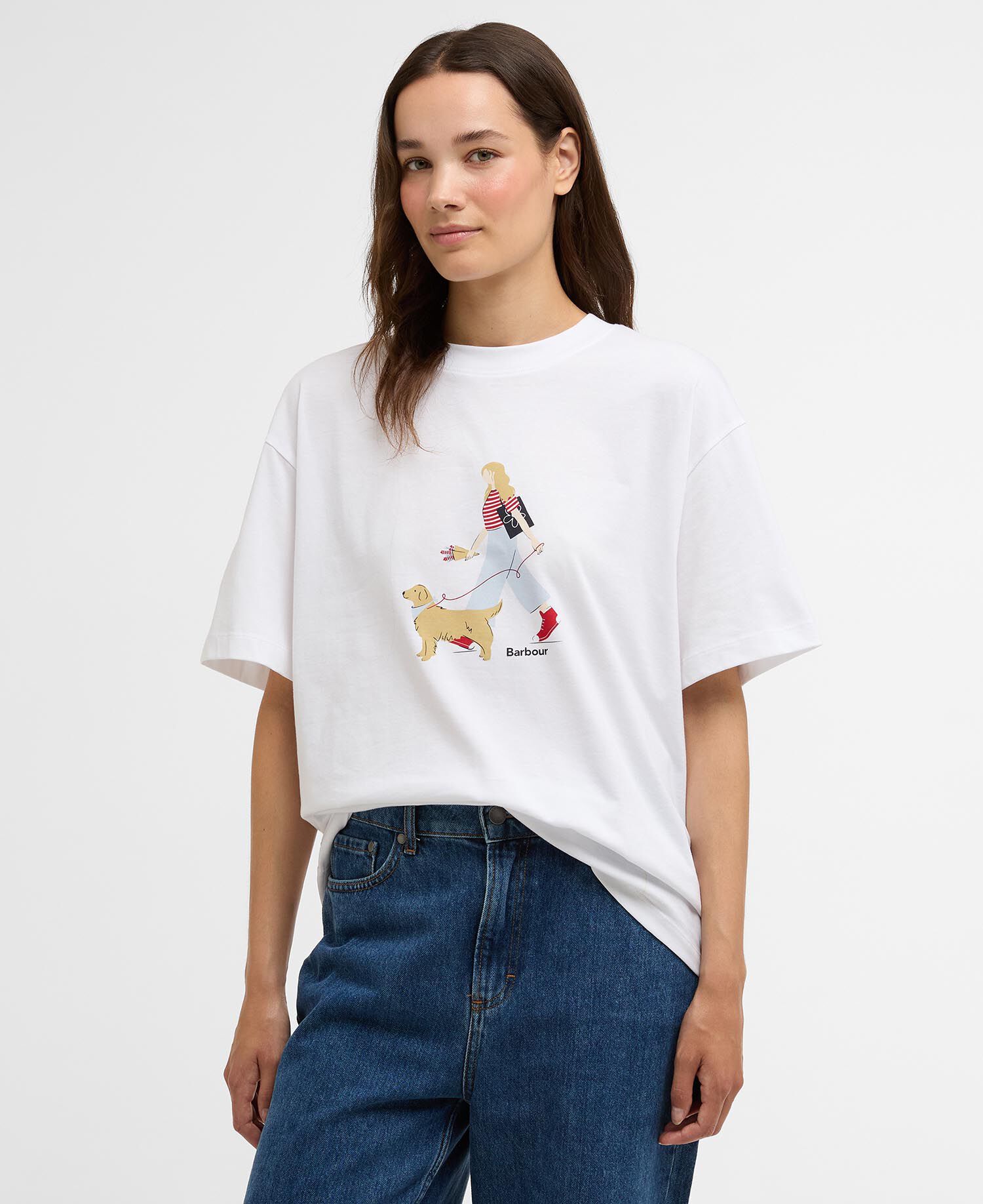 T-shirt Derwent White