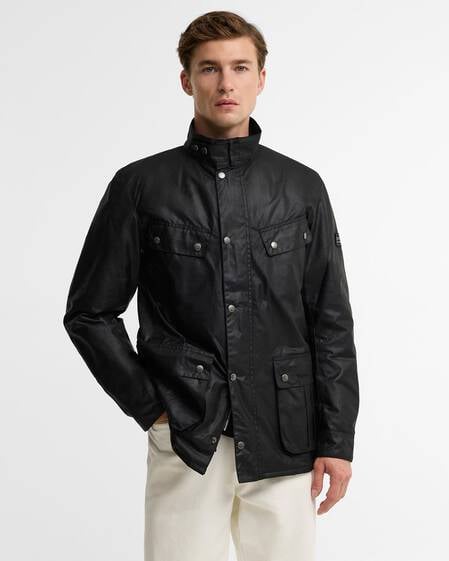 Duke Waxed Jacket Classic Black