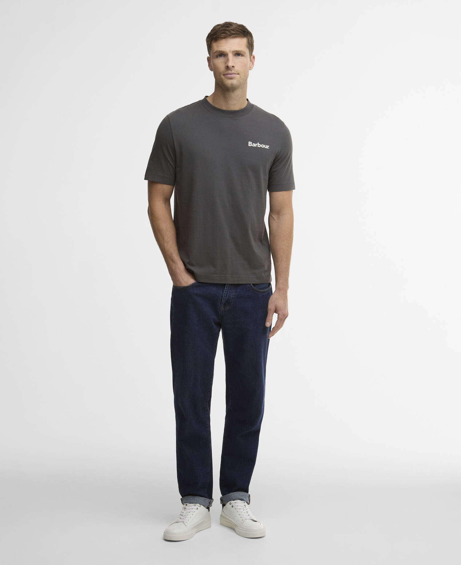 Packling Relaxed Graphic T-Shirt Asphalt image number 1