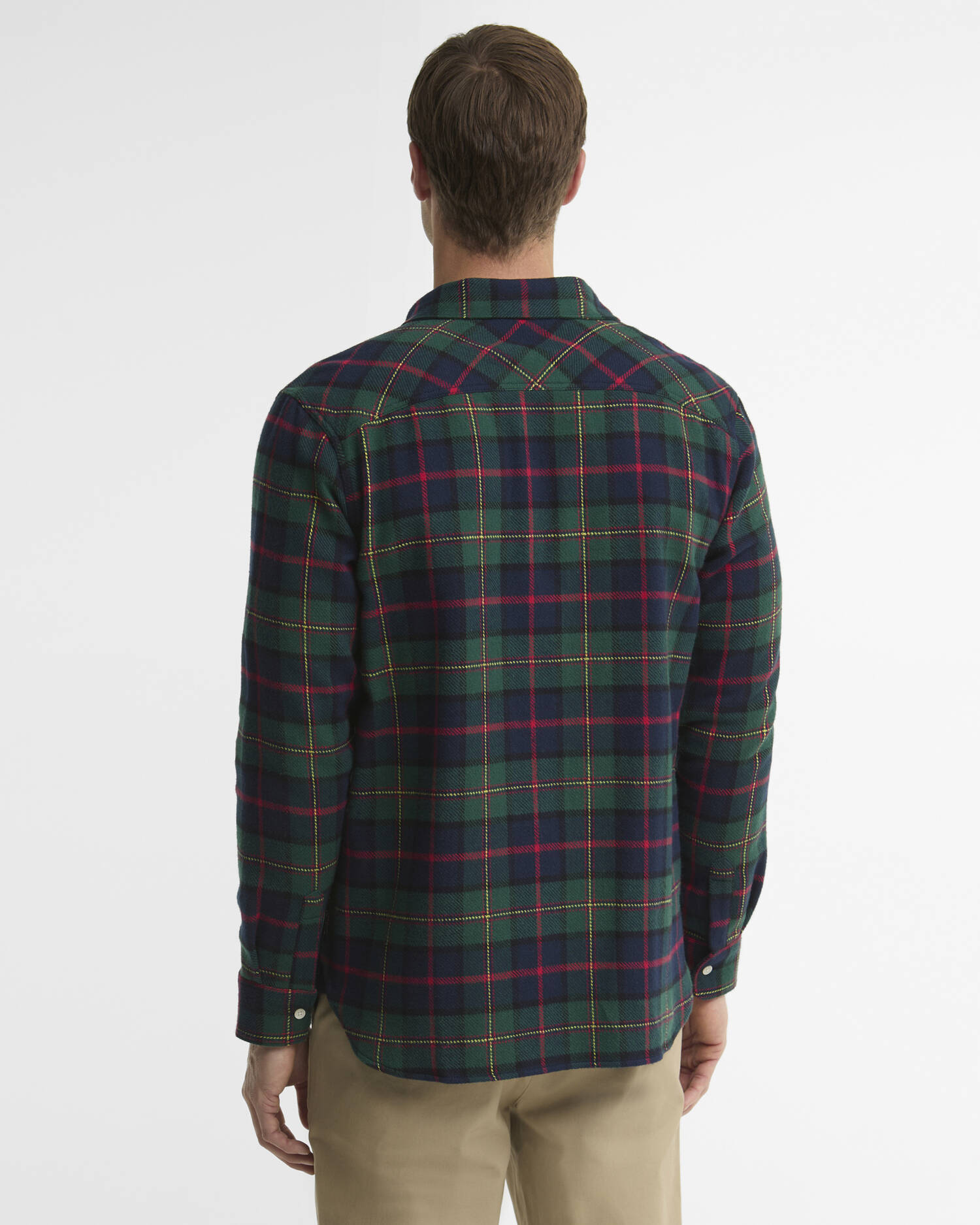 Darnick Authentic-Fit Long-Sleeved Shirt Navy image number 2