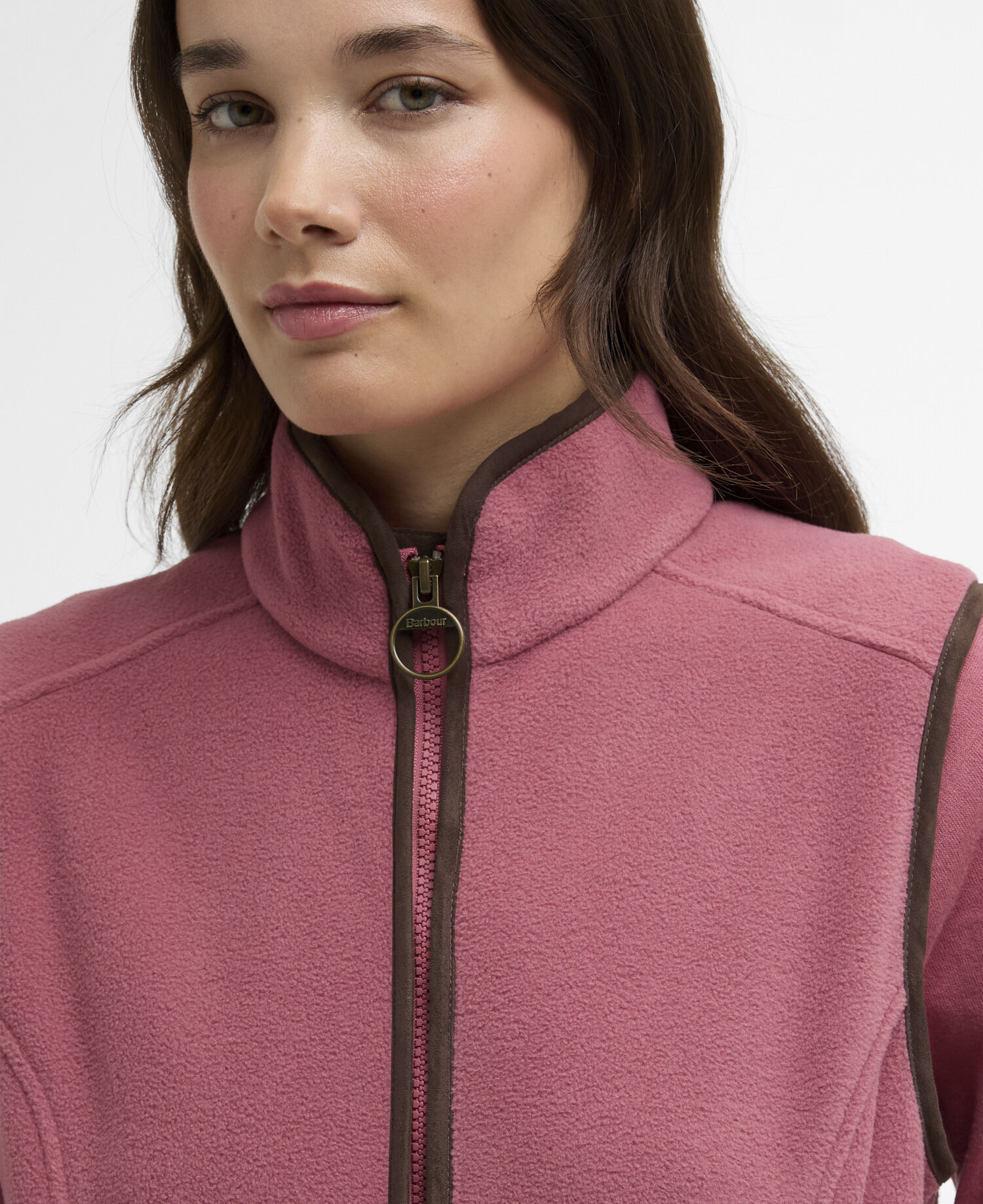Country Colton Fleece Gilet Wildberry