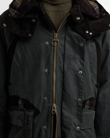 Barbour x Norbit Wachsmantel Sage