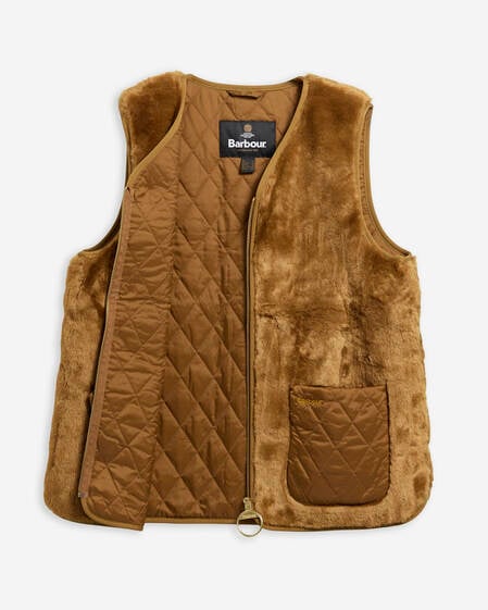 Weste Karin Faux-Fur Brown Fur