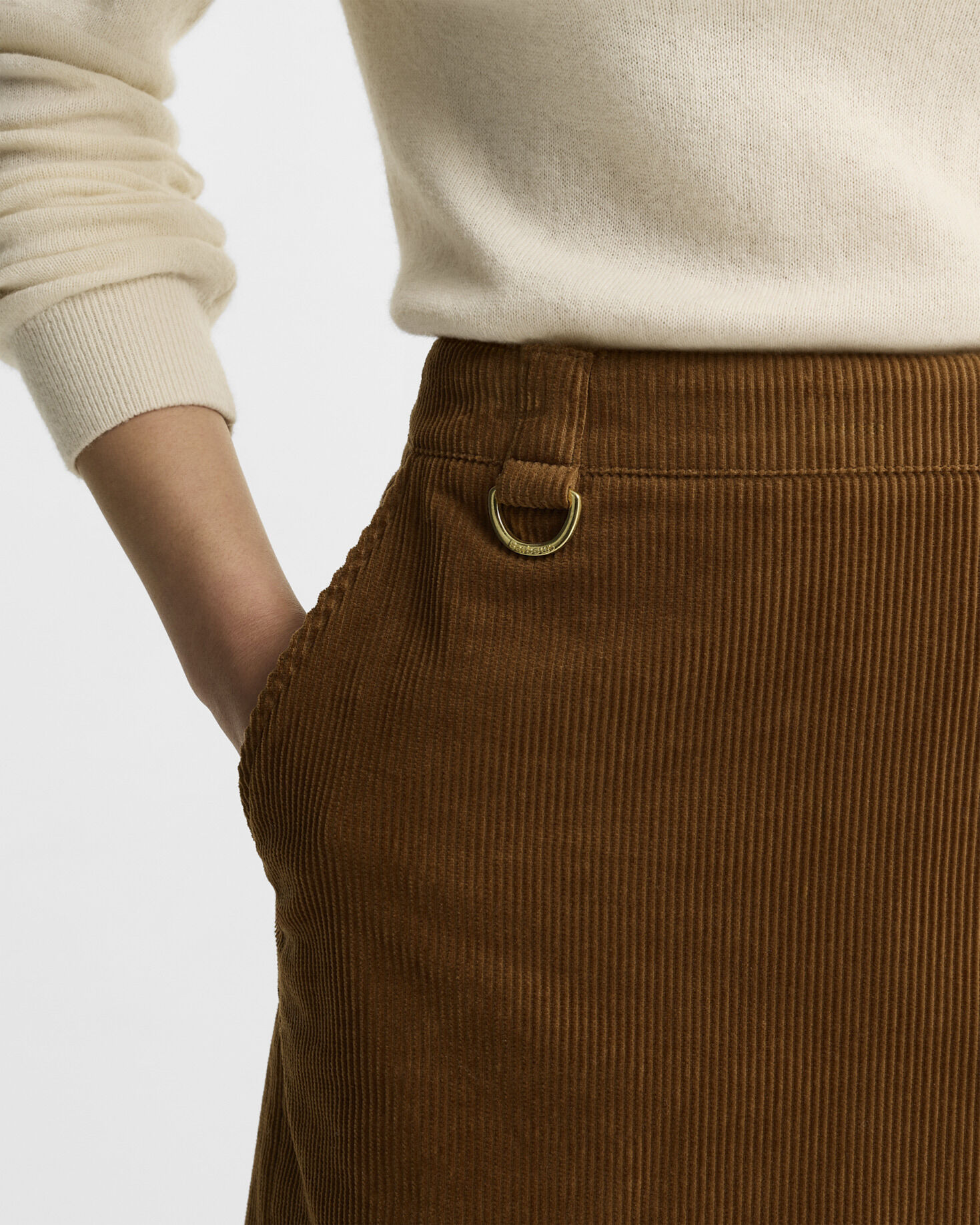 Wrenwood Wrap Mini Skirt Tan