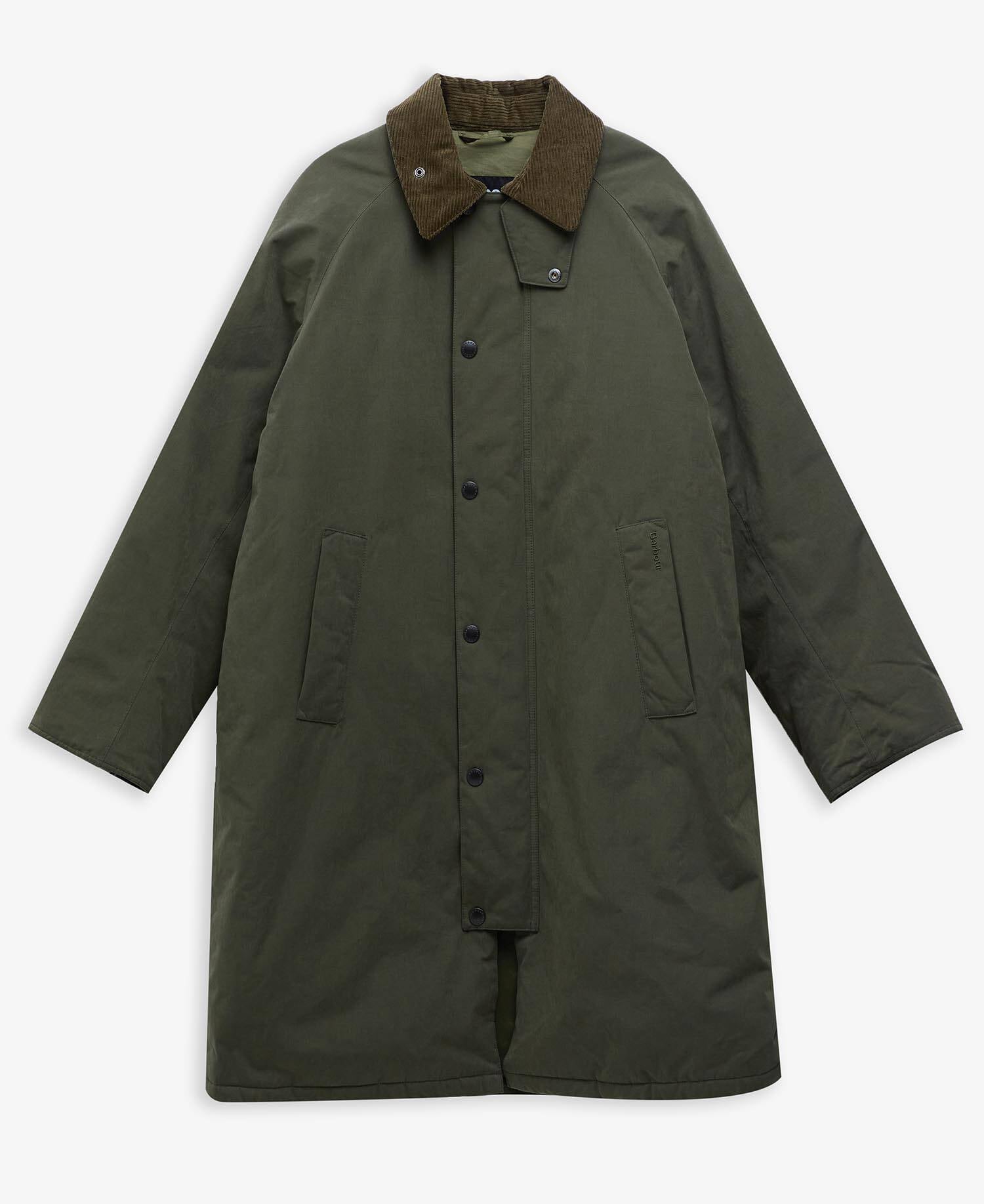 Padded Exmoor Coat Olive image number 8