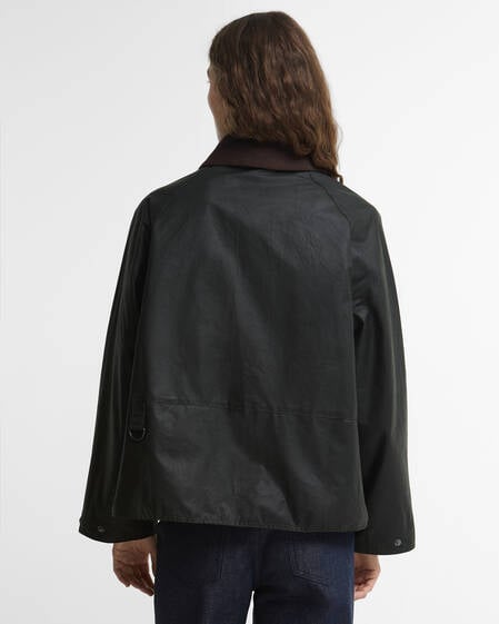 Barbour x A.P.C. Spey Waxed Jacket Sage