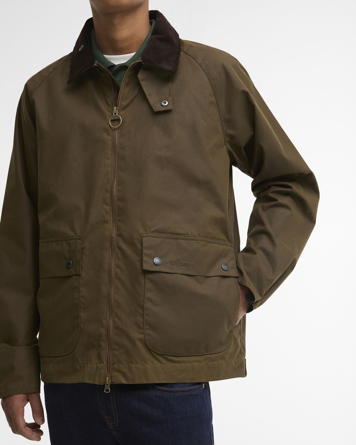 Wachsjacke Bedale Short Brown