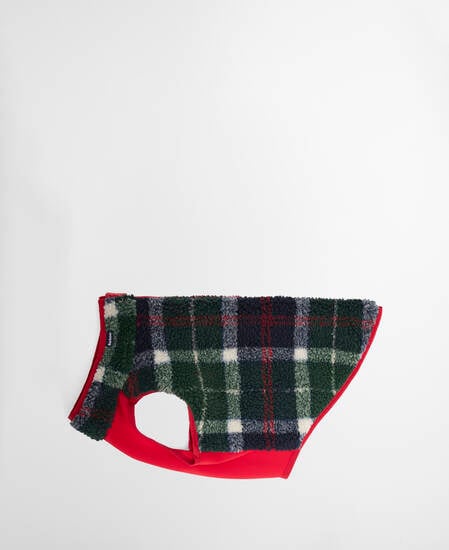 Field Reversible Dog Coat Evergreen Tartan