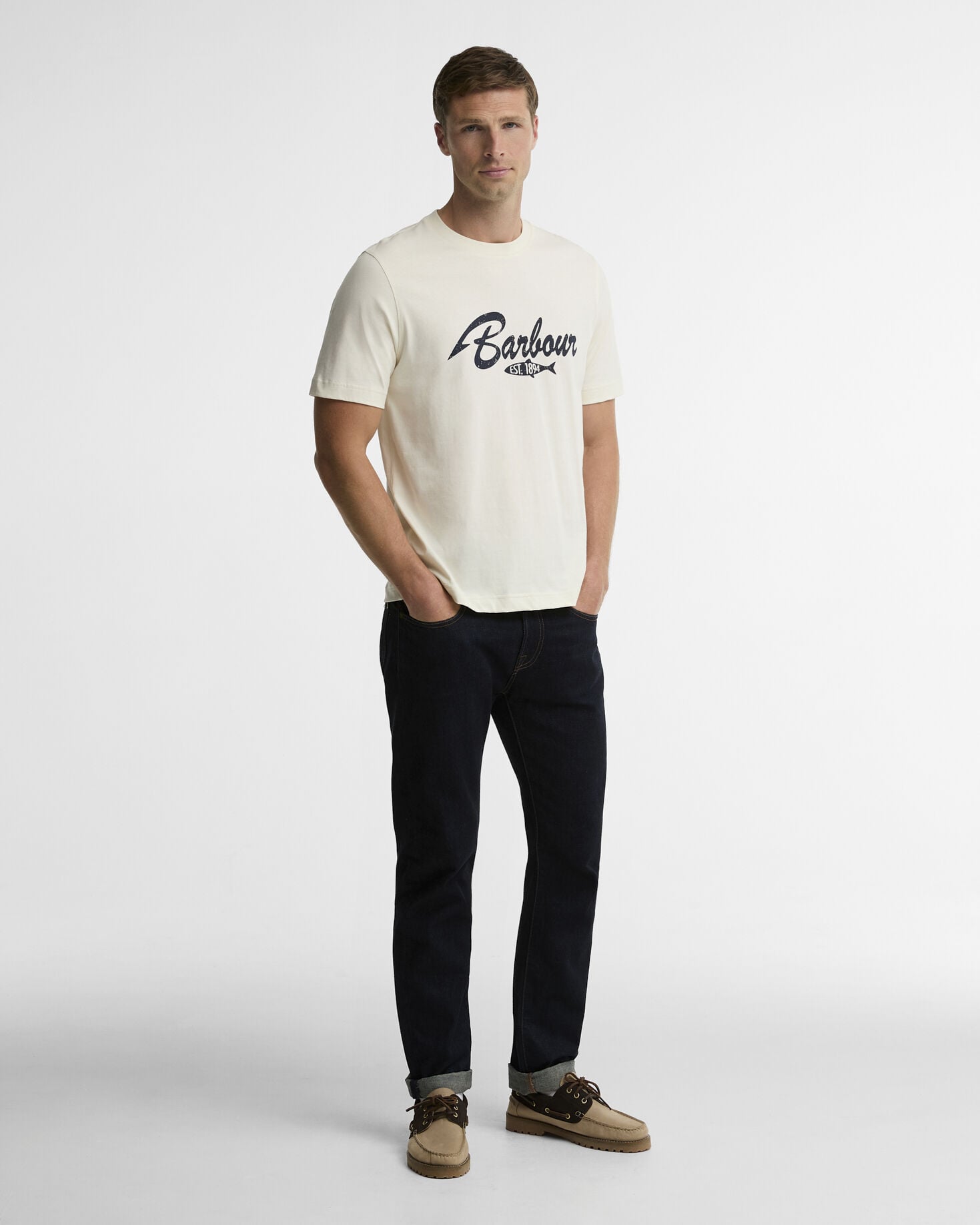 Hook Relaxed Graphic T-Shirt Whisper White