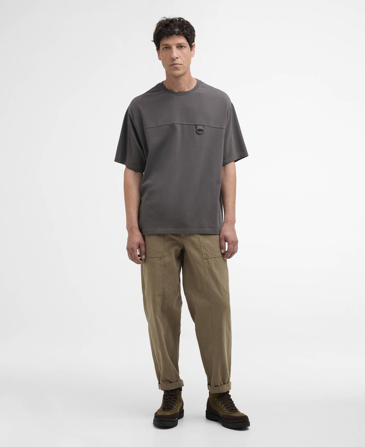 T-shirt oversize Ardgill Asphalt image number 1