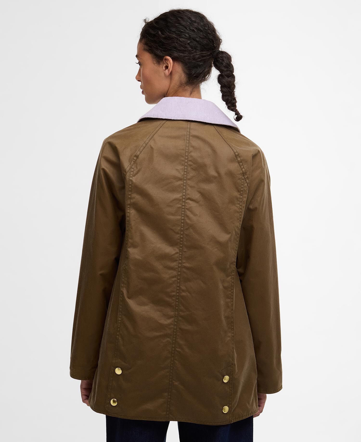 Modern Beadnell Waxed Jacket Sand/Dress/Heather Mist