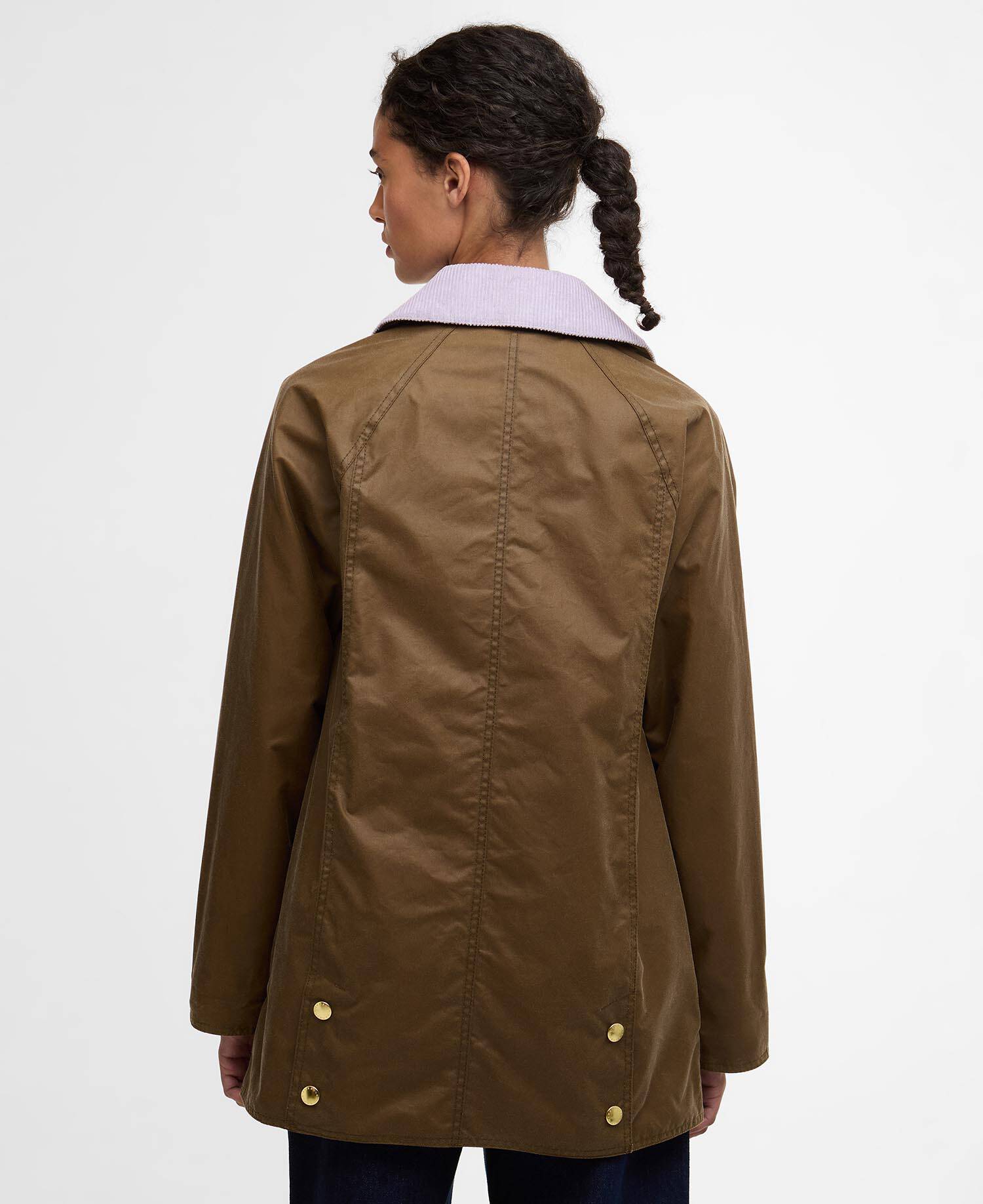 Modern Beadnell Waxed Jacket Sand/Dress/Heather Mist image number 2