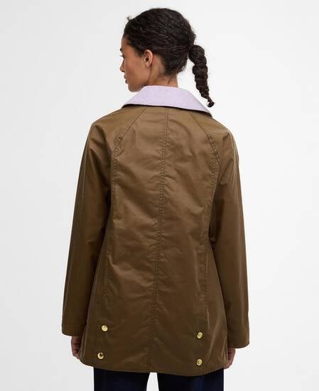 Modern Beadnell Waxed Jacket Sand/Dress/Heather Mist