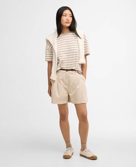 Adria Striped T-Shirt Light Sand Stripe