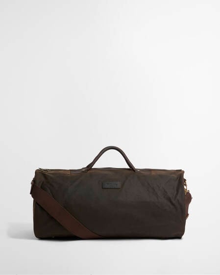 Waxed Holdall Olive