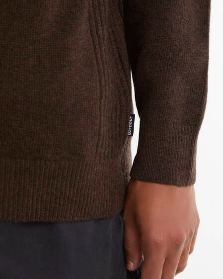Holden Quarter-Zip Jumper Dark Oak