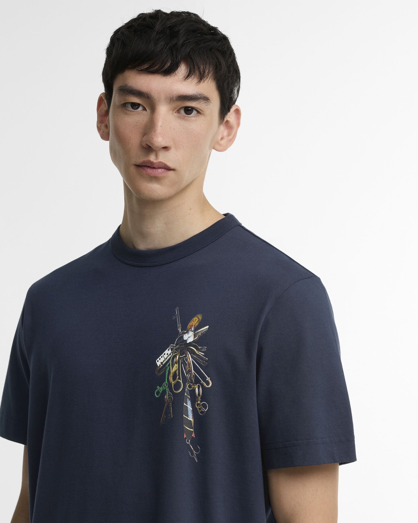 Buy Paul Smith Loves Barbour Key Graphic T-Shirt for USD 110.00