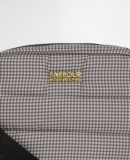 Monaco Check Baffle Quilted Crossbody Bag Truffle Check