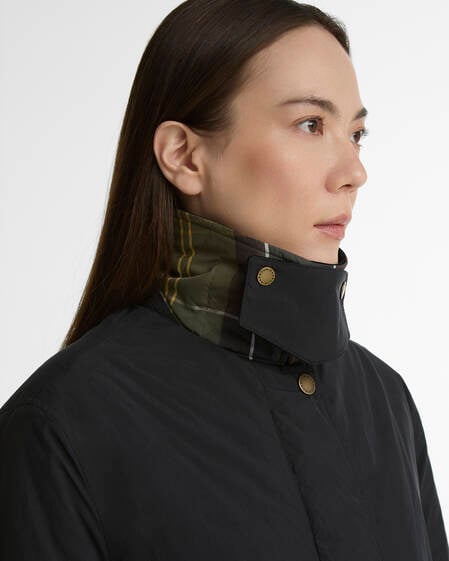 Annette Car Coat Black/Classic