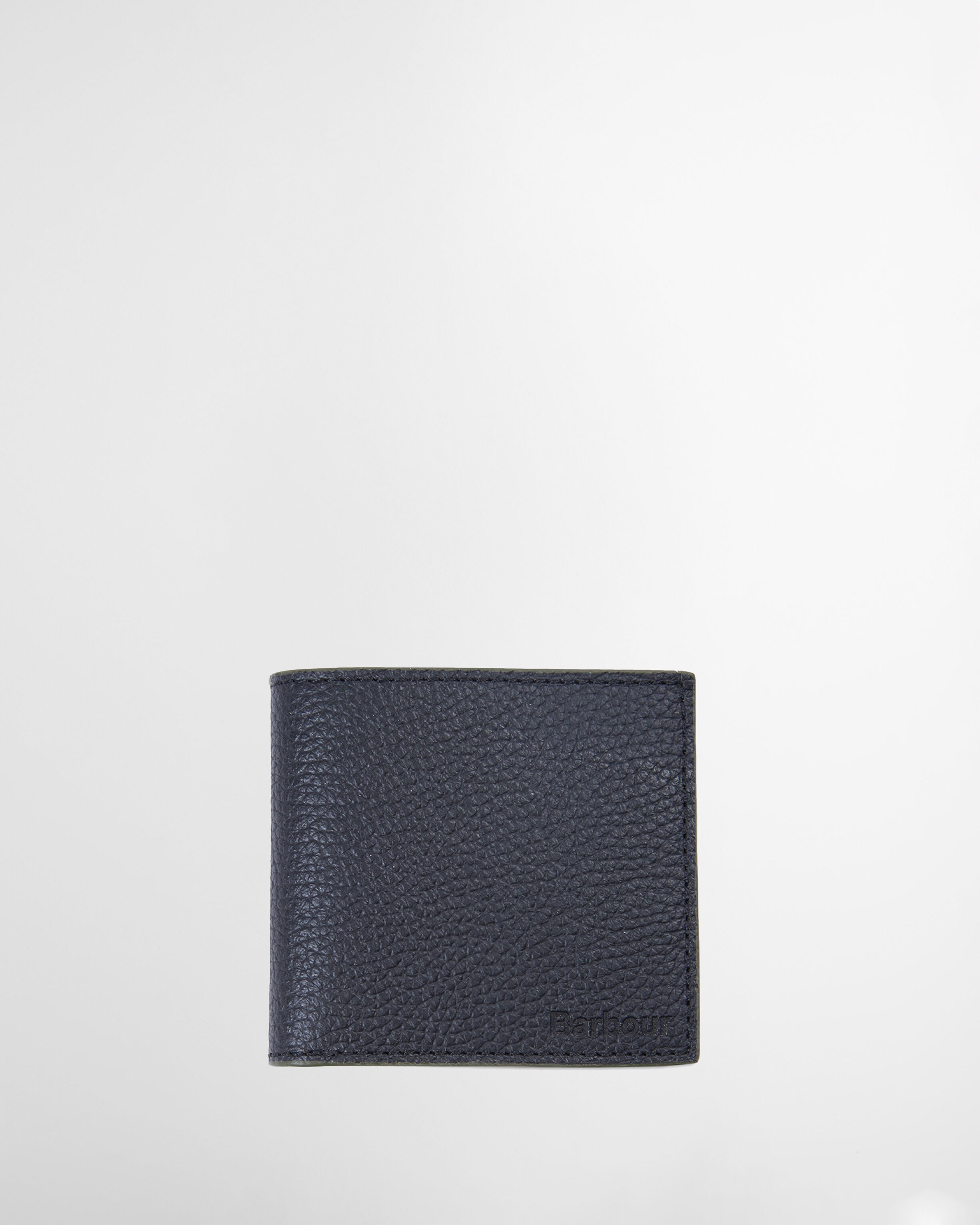 Grain Leather Billfold Wallet Classic Black