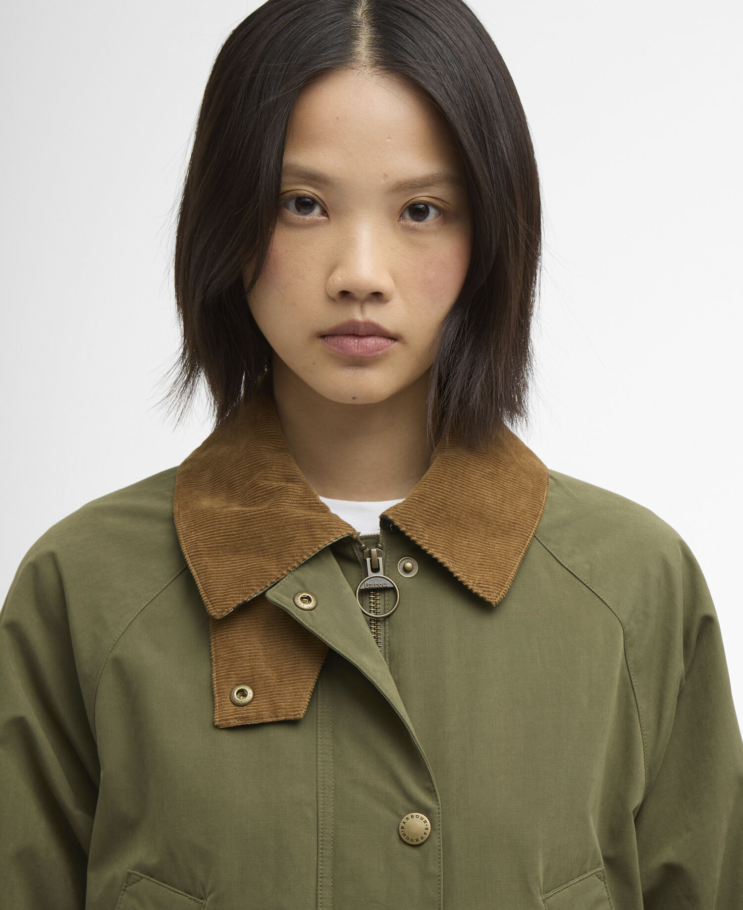 Giacca casual Glynis Burnt Olive/Ancient