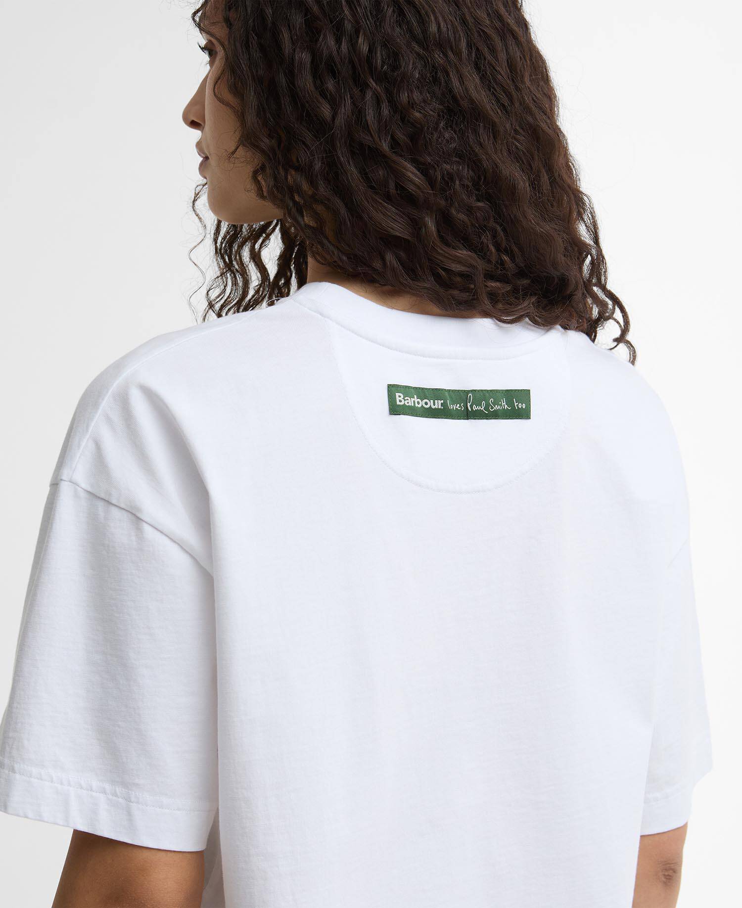 Paul Smith Loves Barbour Tenby T-Shirt White image number 4
