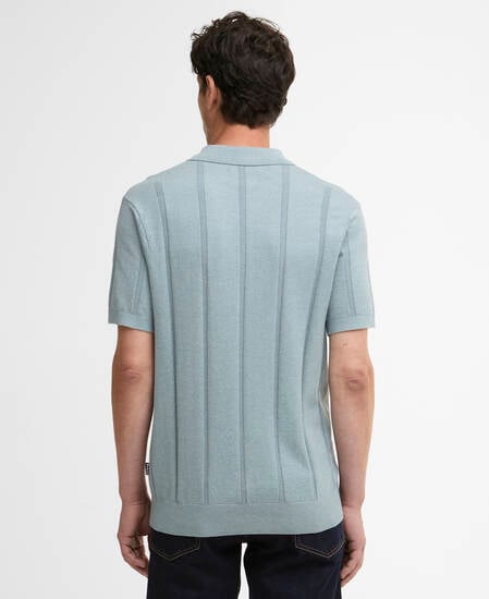Poloshirt Wellburn Knitted Slate