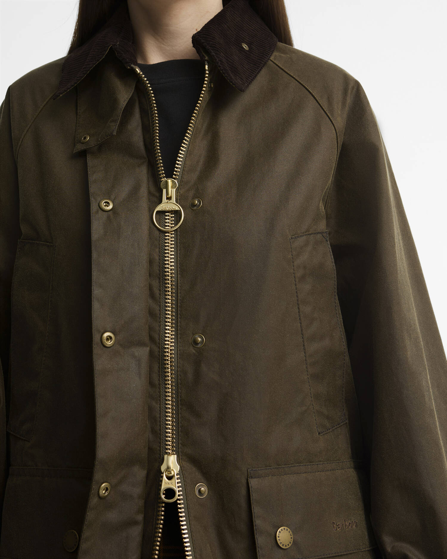 Women's Bedale Waxed Jacket Beech/Dress image number 4