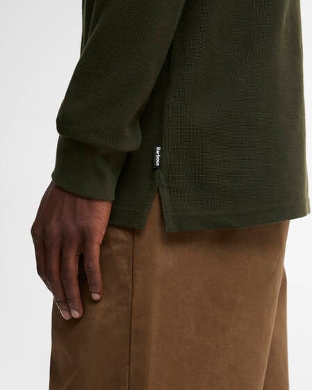 Barbour Langarm-Poloshirt Kentown Tailored Sage
