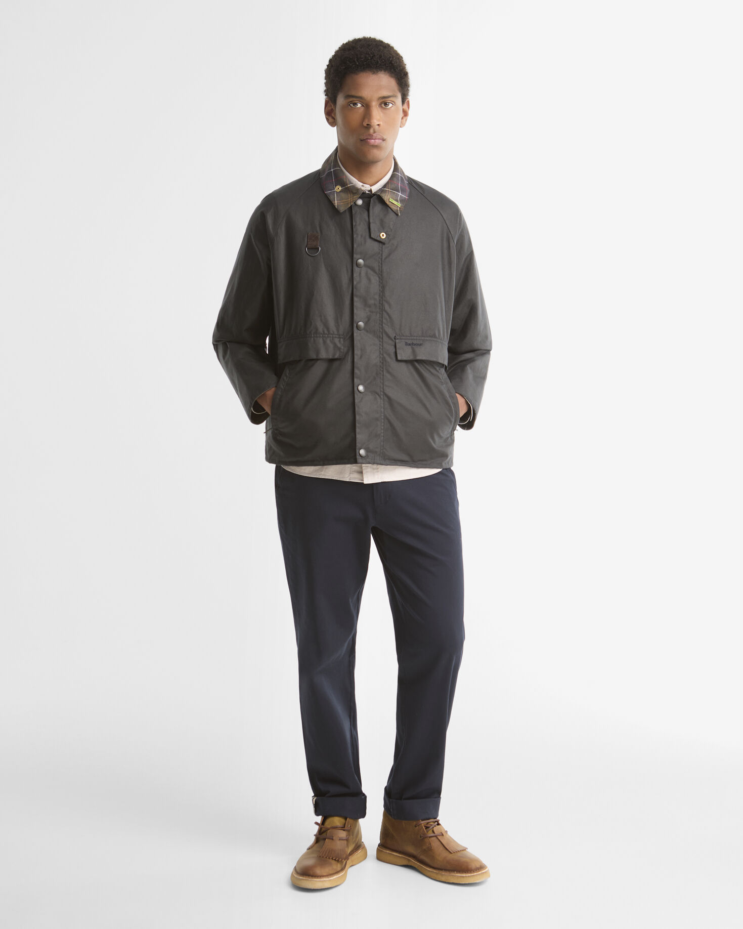 Icons Spey Waxed Jacket Navy