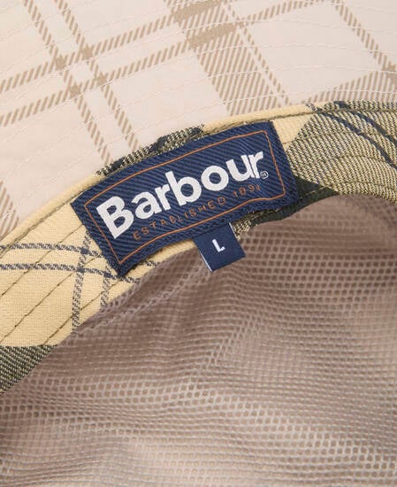 Tartan Transport Bucket Hat Mist Printed Tartan
