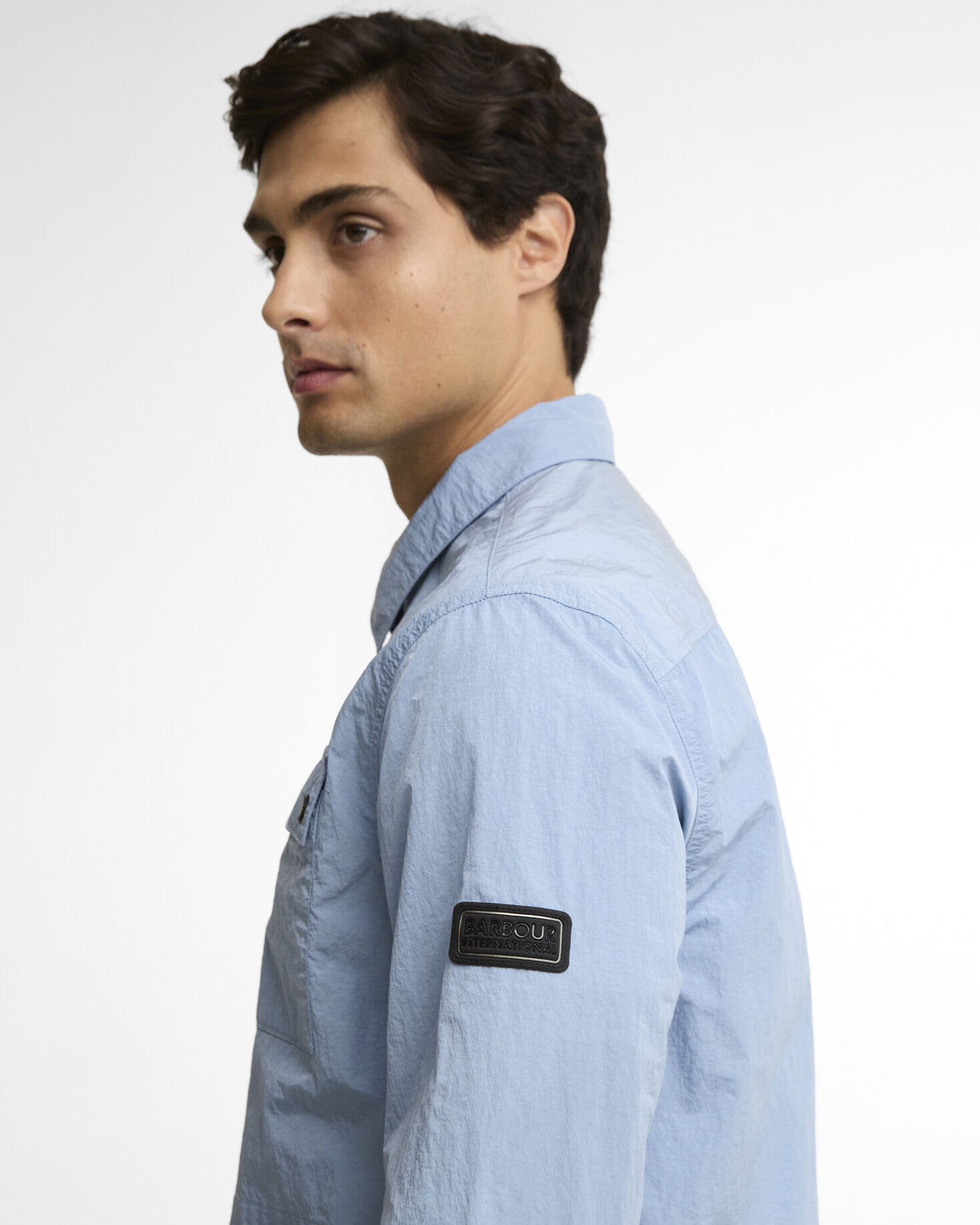 Inline Overshirt Powder Blue